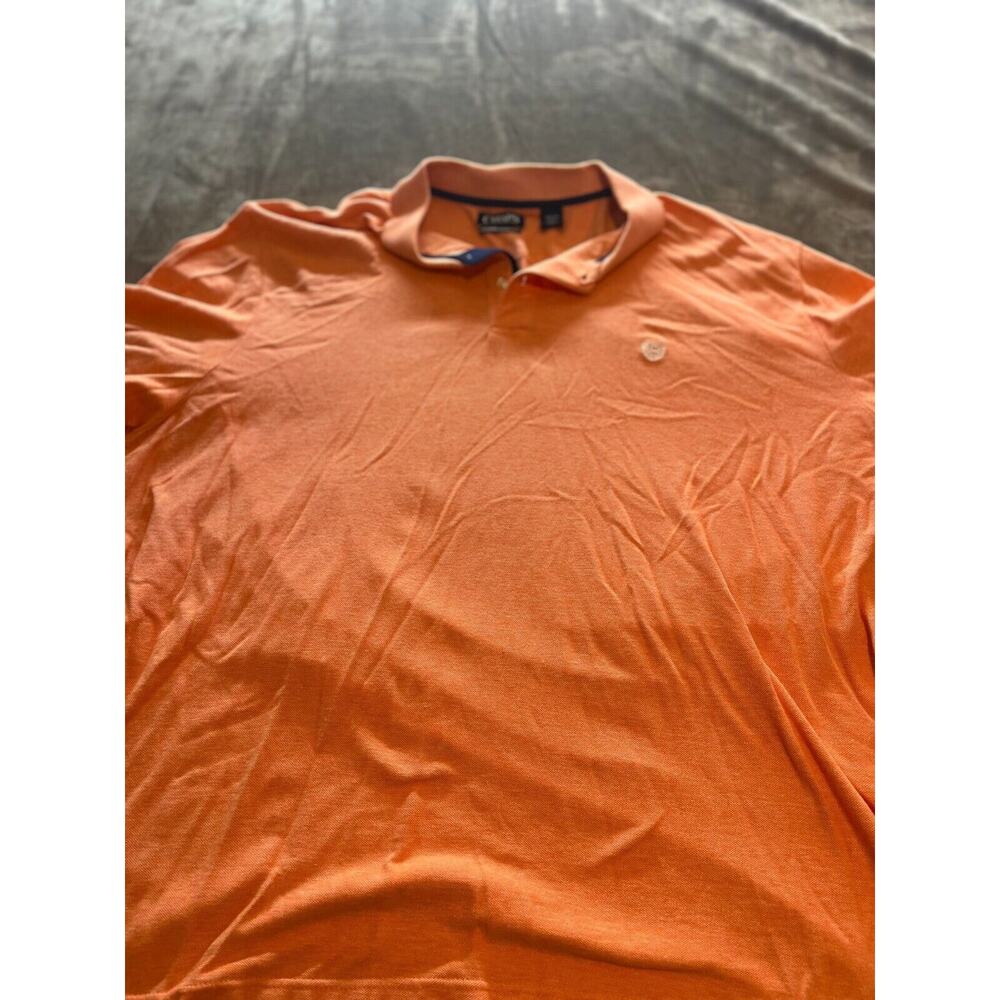 Chaps Natural Stretch‎ by Ralph Lauren Men's Polo Shirt 4XB Orange